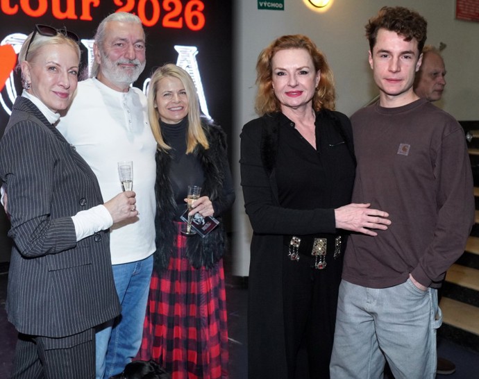 FOTO: Herci pokřtili nové CD Draculy.