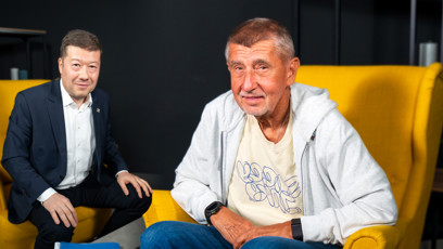 FOTO: Babiš promluvil o Turkovi a Okamurovi.