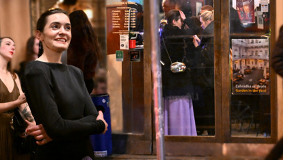 FOTO: Sarah Haváčová na premiéře.