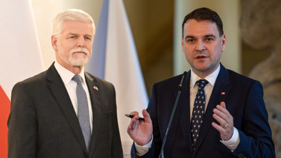 FOTO: Petr Pavel se ohradil proti výrokům Petra Macinky.