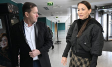 Agáta Hanychová a Jaromír Soukup se setkali u soudu.