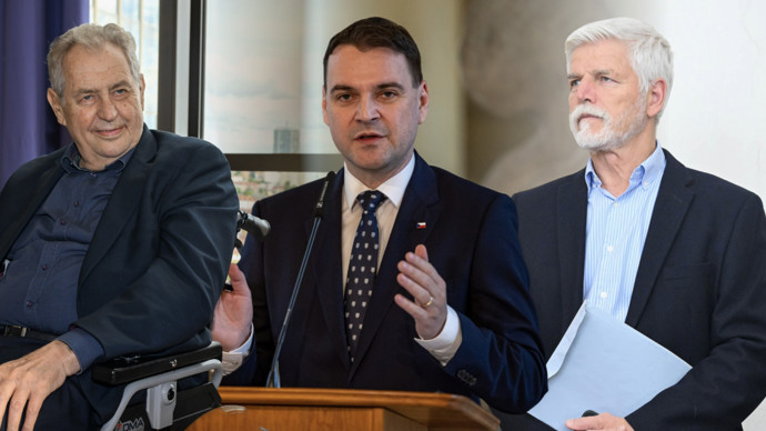 FOTO: Miloš Zeman se vyjádřil ke kauze Macinka versus Pavel.