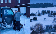 Pec pod Sněžkou hlásí ideální podmínky. Napadla hromada sněhu, užívá si ho i Callta