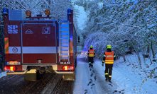 Komplikace se sněhem v Moravskoslezském kraji