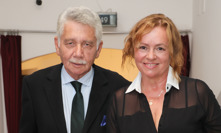 Herečka Jitka Sedláčková s přítelem Pavlem Töpferem.