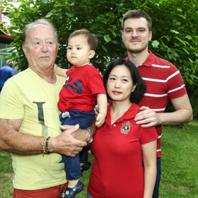 Tato rodinka (foto z roku 2020) dnes už neexistuje: Tchajwanská manželka se s Matoušem, vlastně Matyldou, rozvedla.