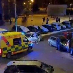 Muž blokoval průjezd sanitky. 