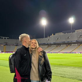 Laura Abla Schmitt a Dani Olmo jsou krásný pár. 