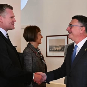 Filip Turek a Gideon Sa'ar. 