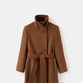 Kabát z vlny s páskem, Mango, 4999 Kč