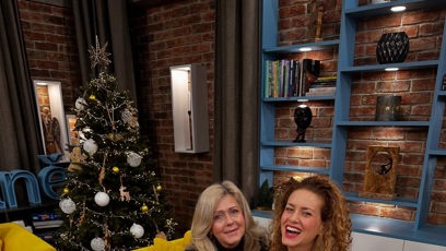 FOTO: Kateřina Pechová s maminkou v práci.