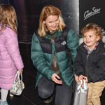 Lucie Šafářová vyvedla do kina obě děti, Leontýnku a Oliverka.