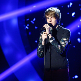 Štěpán Urban v pěvecké soutěži.