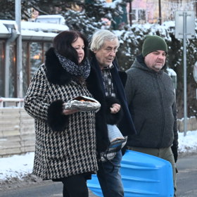 Na smuteční kar dorazil i Zdeněk Žák.