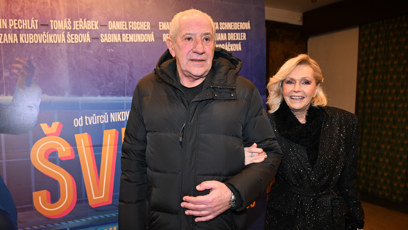 FOTO: Helena Vondráčková a Martin Michal dorazili v dobré náladě.