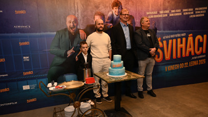 FOTO: Tomáš Jeřábek na premiéře filmu Šviháci.