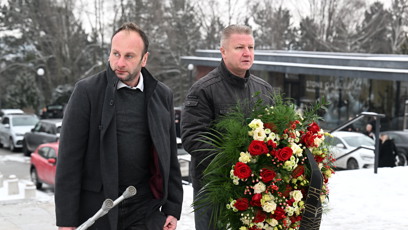 FOTO: Rodina a přátelé se v Brně loučí s hercem Pavlem Nečasem.