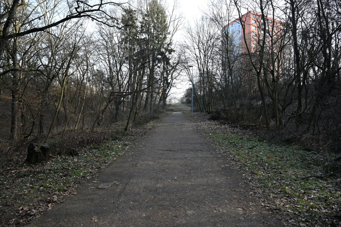 FOTO: Po stopách Jiřího Straky. K prvnímu napadení došlo v malém lesíku u sídliště Novodvorská v Praze 4.