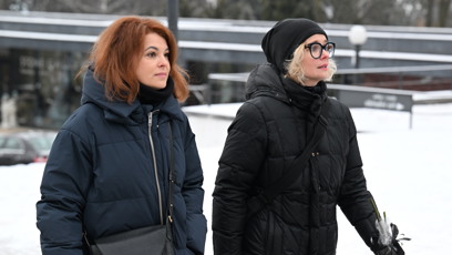 FOTO: Kristýna Kociánová a Alžbeta Stanková přišly dát sbohem Pavlu Nečasovi.