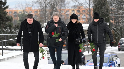 FOTO: Jaromír Bosák přišel dát sbohem Pavlu Nečasovi.