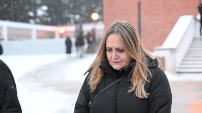 FOTO: Regina Řandová neskrývala smutek.