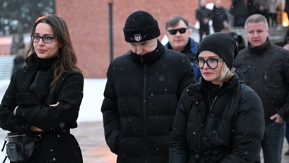 FOTO: Kristýna Kociánová na posledním rozloučení s hercem Pavlem Nečasem.