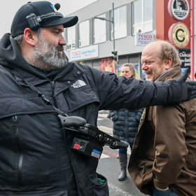 David Novotný s režisérem Michalem Samirem.