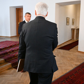 Petr Pavel s Andrejem Babišem.