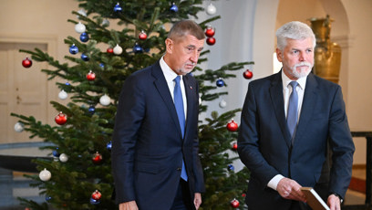 FOTO: Petr Pavel s Andrejem Babišem úsěv neukázali.