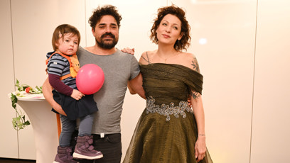 FOTO: Adéla Elbel s manželem Michalem Rožkem a dcerou Grétou.