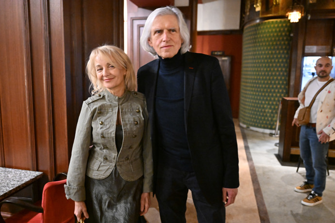 FOTO: Veronika Žilková a její partner Ivan Hubač. – stránka 29