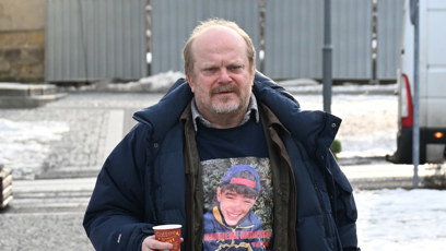 FOTO: David Novotný na place.