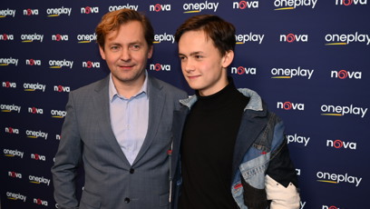 FOTO: Petr Lněnička a Maxmilián Kocek na premiéře Metoda Markovič: Straka.