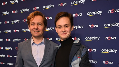FOTO: Maxmilián Kocek a Petr Lněnička na premiéře k nové Metodě Markovič.