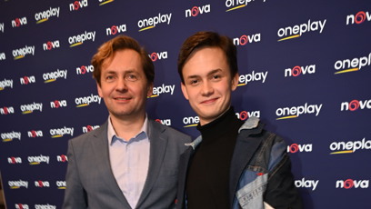 FOTO: Petr Lněnička a Maxmilián Kocek na slavnostním promítání série Metoda Markovič: Straka.