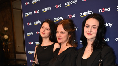 FOTO: Kristýna Badinková Nováková a její dcery Mariana a Rozárie.