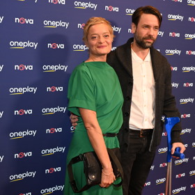 Václav Neužil po boku své ženy Lenky.