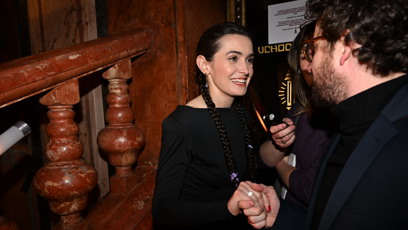 FOTO: Sarah Haváčová si premiéru užívala.