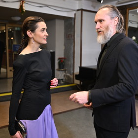 Sarah Haváčová během večera v Lucerně.