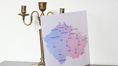 FOTO: Mapka s místy, kde bude dostipná pomocm v rámci projektu MÁŠ NA TO.