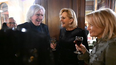 FOTO: Trojice se skvěle bavila.