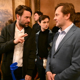 Petr Lněnička se bavil s Václavem Neužilem.