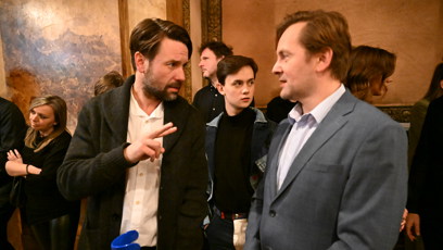 FOTO: Petr Lněnička se bavil s Václavem Neužilem.