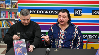 FOTO: Samir Hauser s rapperem Řezníkem.