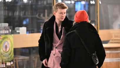 FOTO: Adam Mišík byl nepřehlédnutelný.