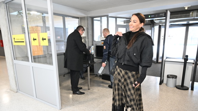 FOTO: Agáta Hanychová u soudu.