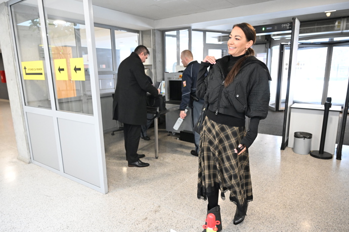 FOTO: Agáta Hanychová u soudu. – stránka 44