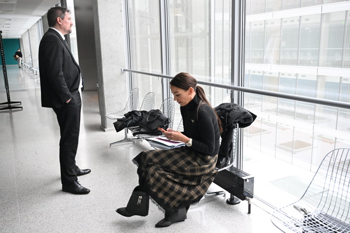 FOTO: Agáta Hanychová u soudu. – stránka 29