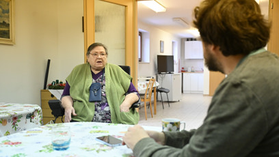 FOTO: Lydie Popelková během rozhovoru pro eXtra.cz.