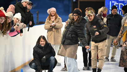 FOTO: Eva Burešová a další celebrity na akci k ledovému království.